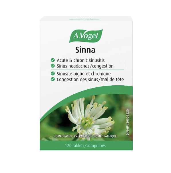 Sinna - Congestion des sinus - A.Vogel - 120 comprimés